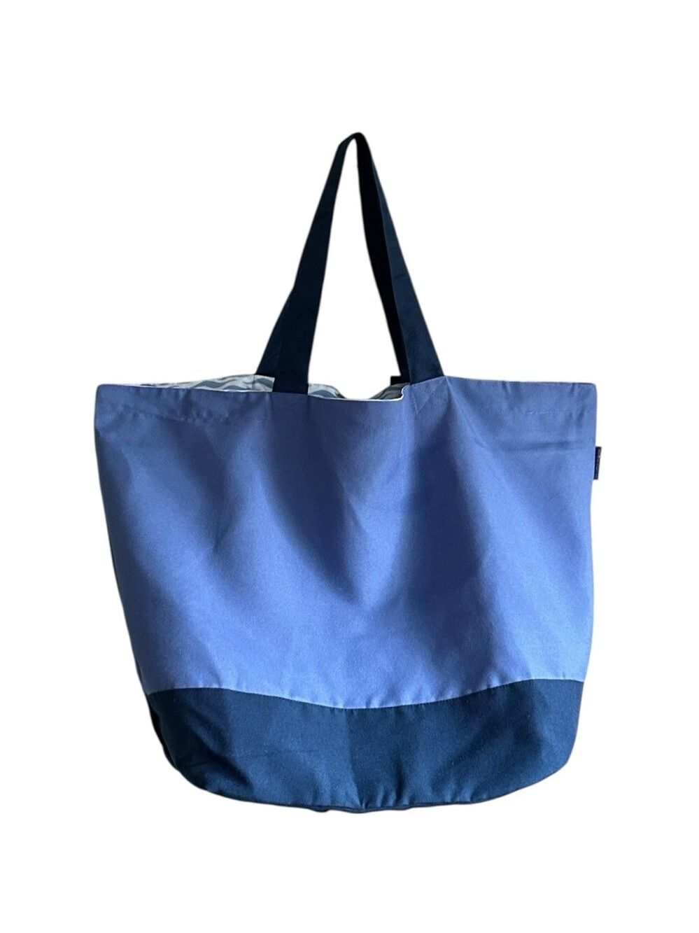 Northern Original Large Capacity Blue Tote Bag with Pink Starfish Graphic NWT - Picture 2 of 10